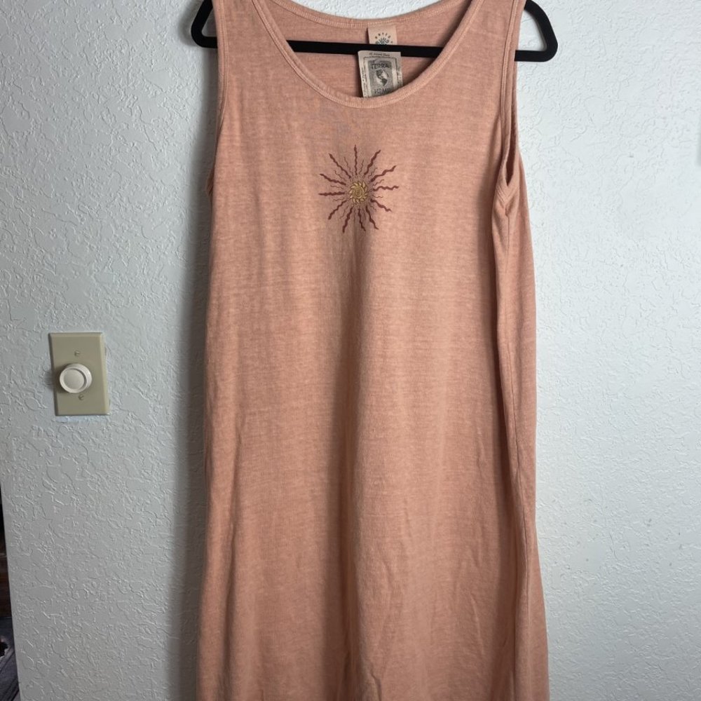 Earth Creations Maxi Hemp Dress Sz Lg NWT
